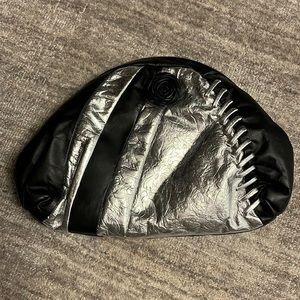 Vintage Black and Metallic Purse